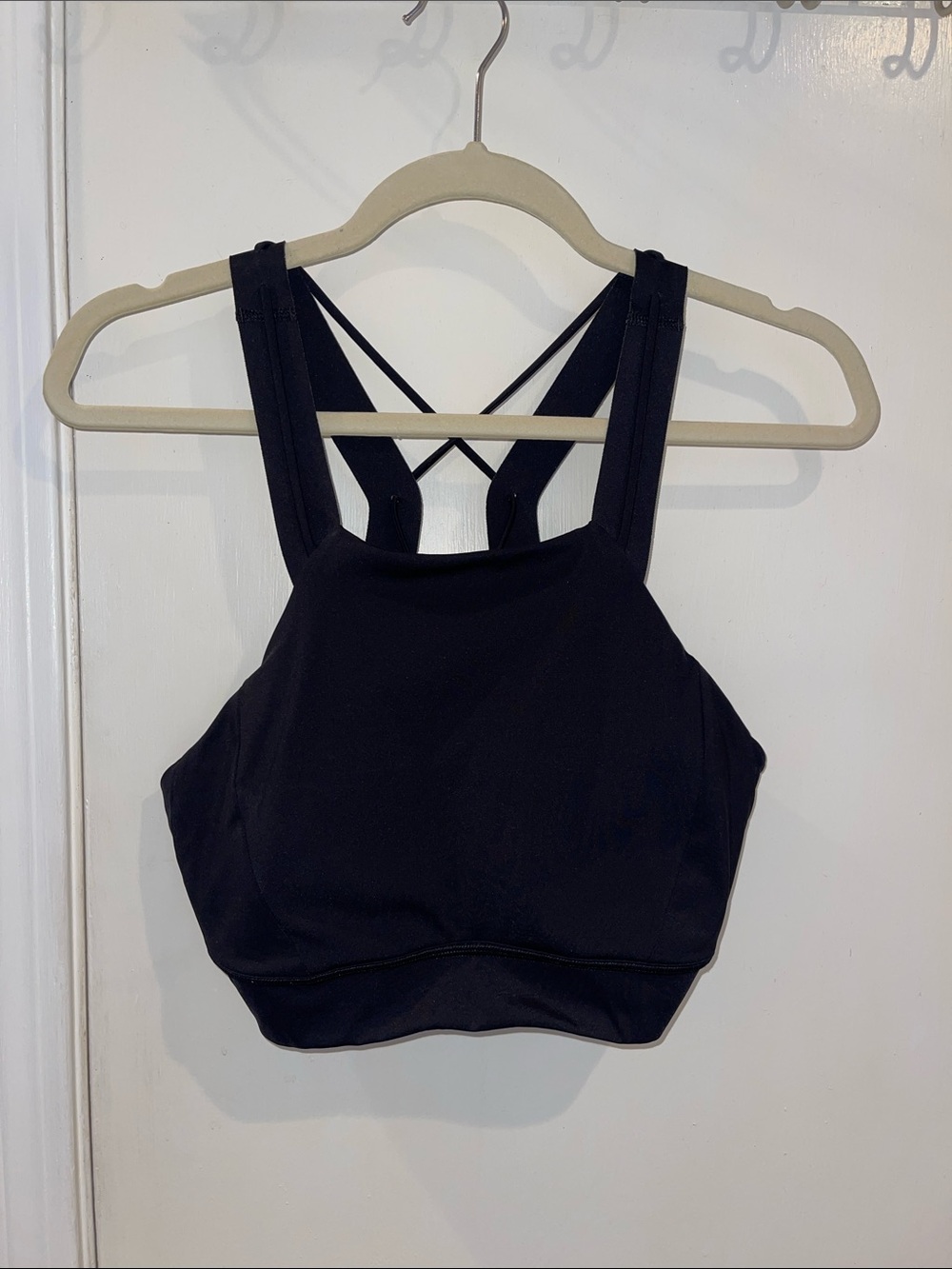 Lululemon Strong at Heart Bra in Black Size 10